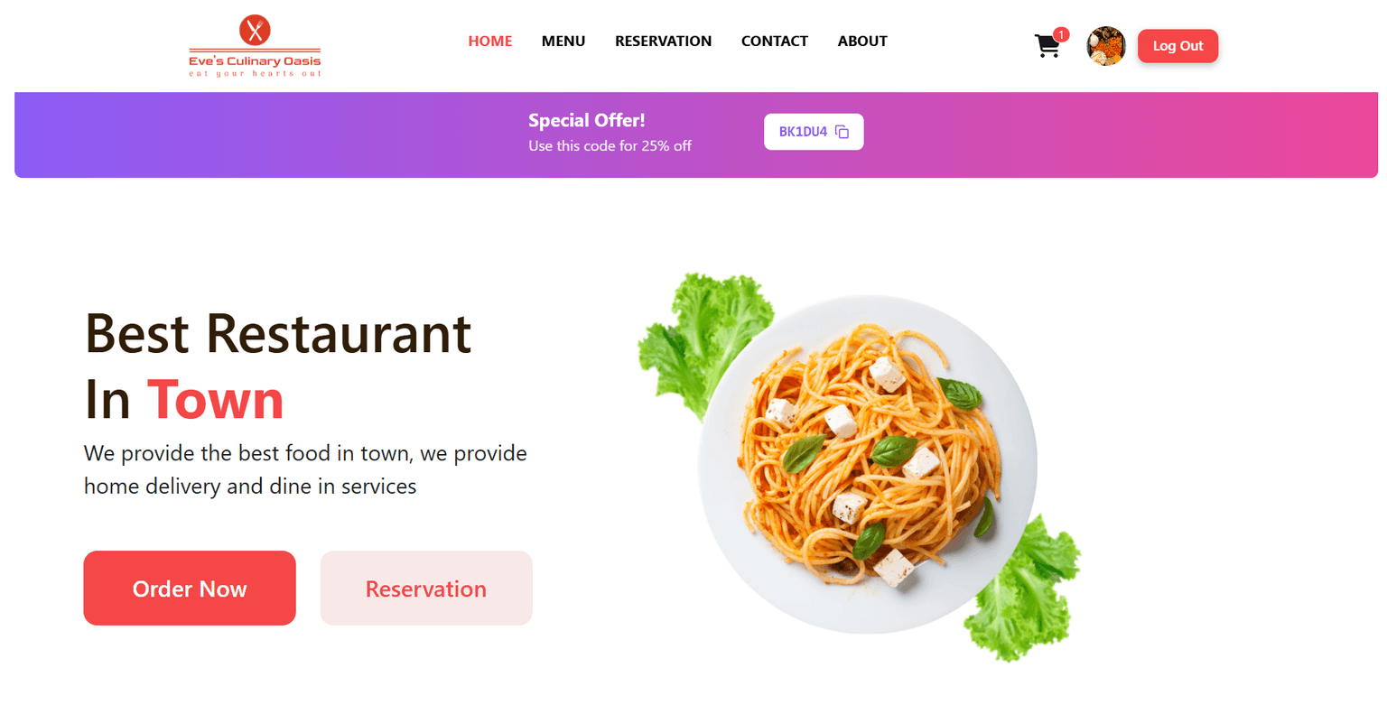 Eve's Culinary Oasis project image