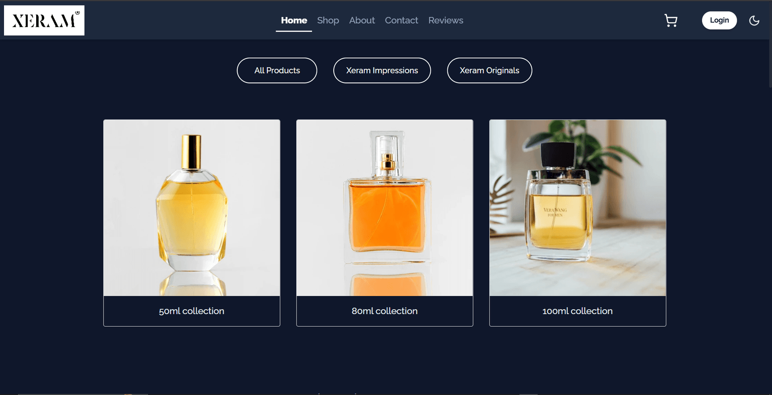 Xeram Perfumes project image